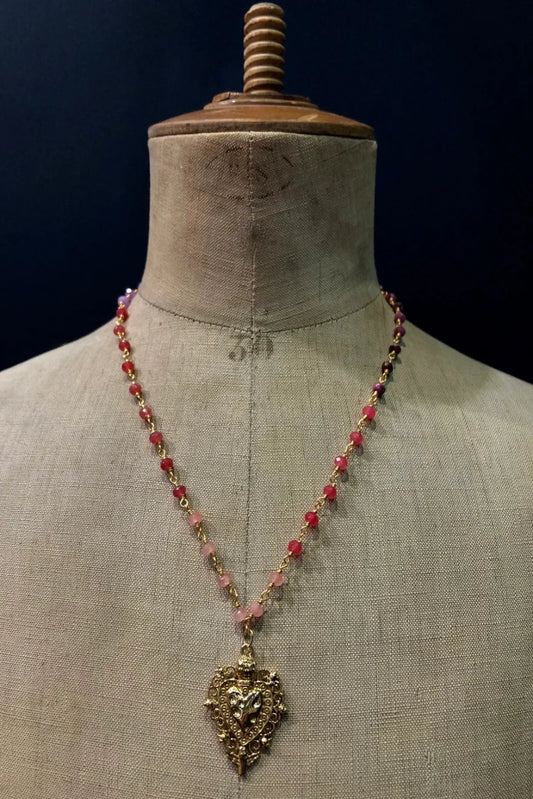 Verona Necklace - Rainbow Stones