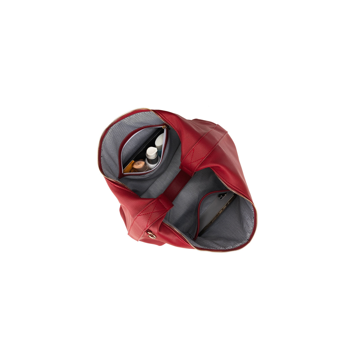 Oakley Scarlet Red 2 Piece Hobo Tote
