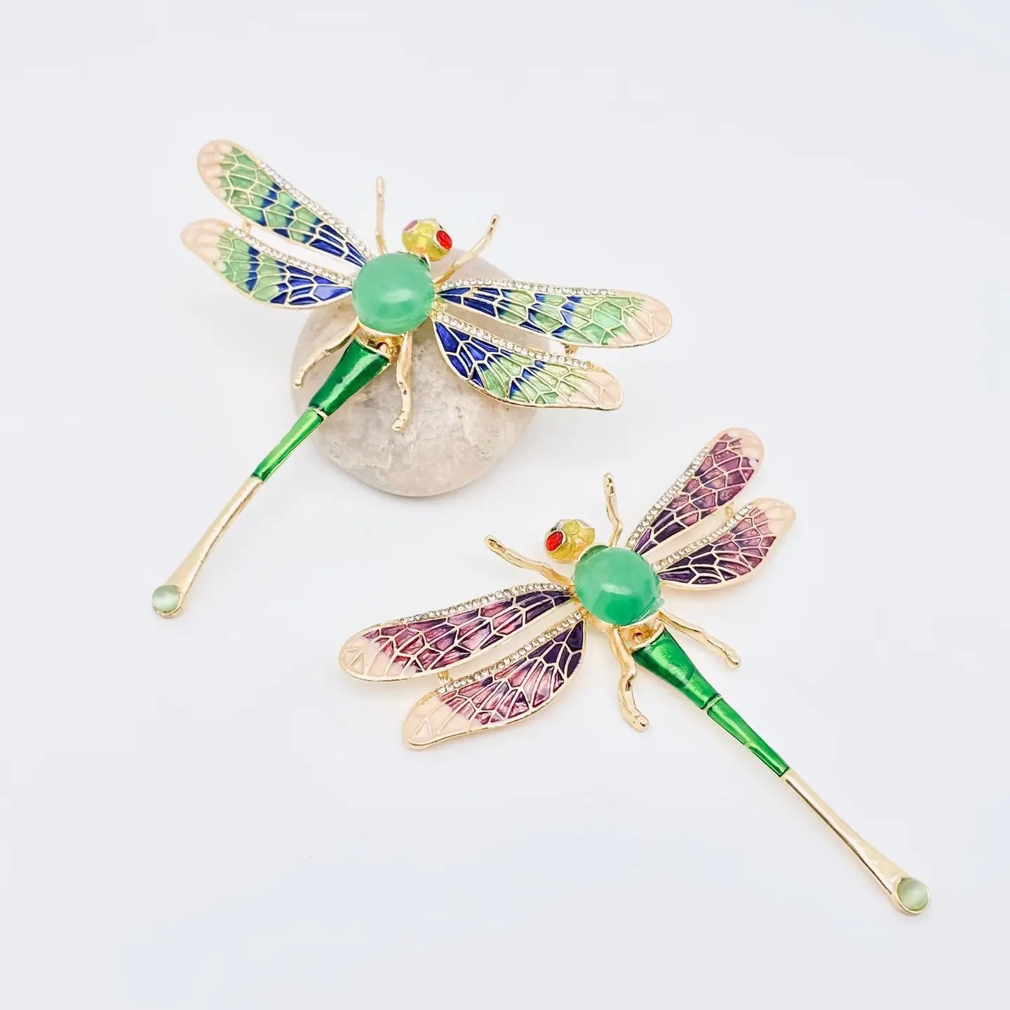 Enamel Dragonfly Brooch