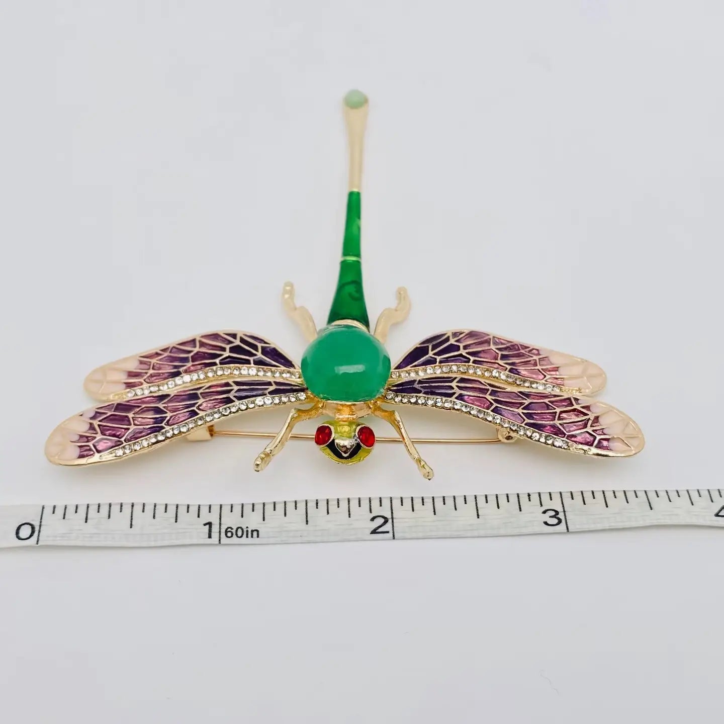 Enamel Dragonfly Brooch