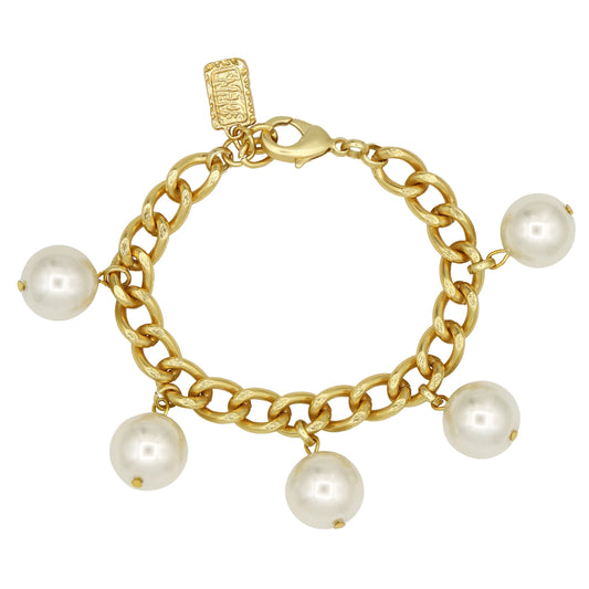 Maxi Pearl Charms Bracelet
