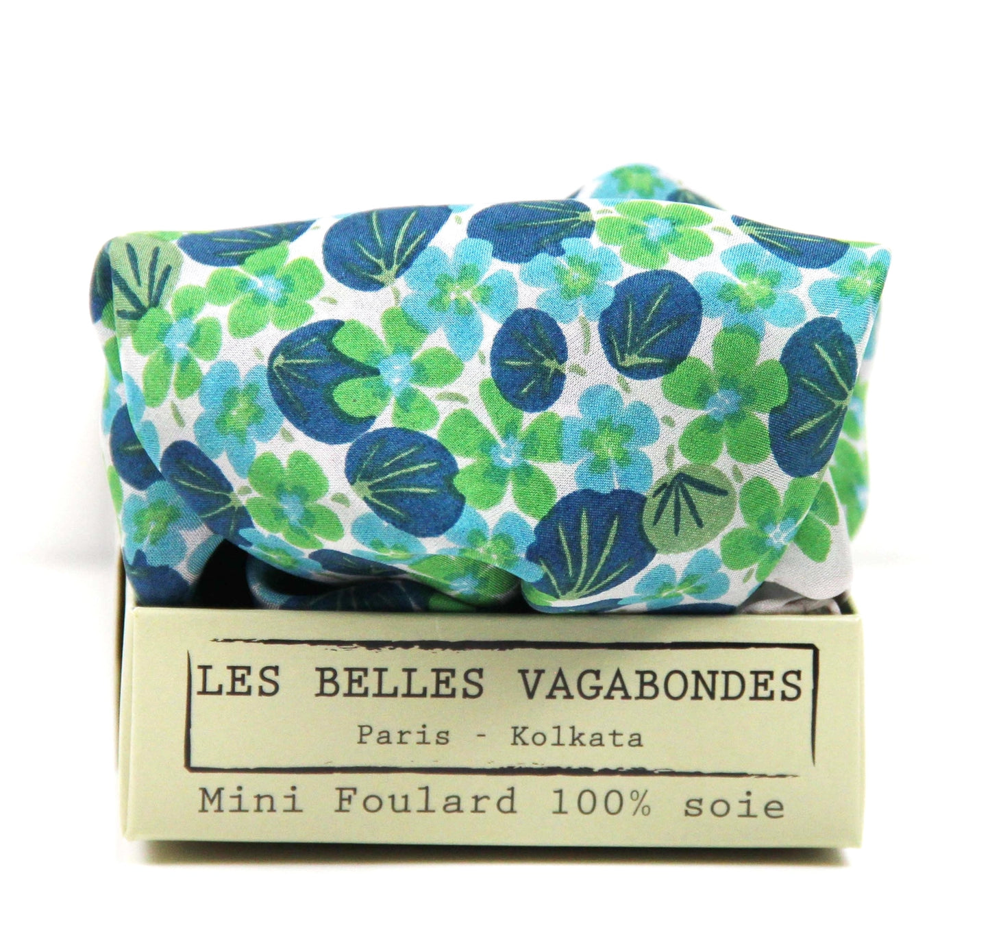 Mini Green Capucine Silk Scarf