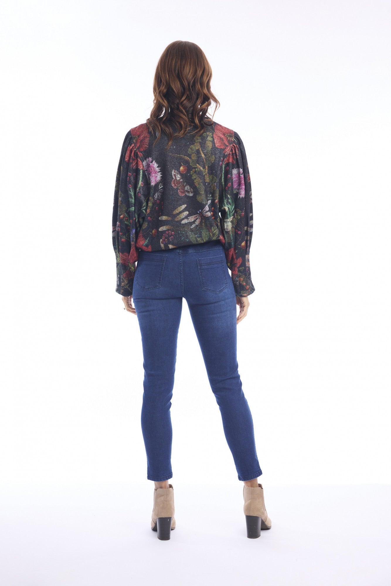 Maguana Knit Jumper Gathered Sleeve