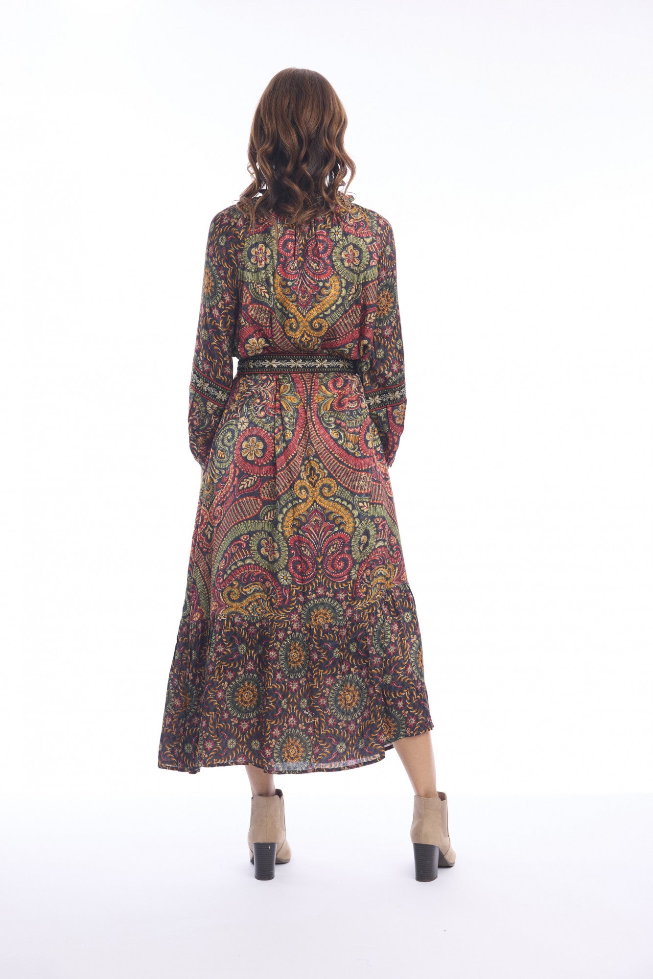 Crete Dress Maxi Tie Waist