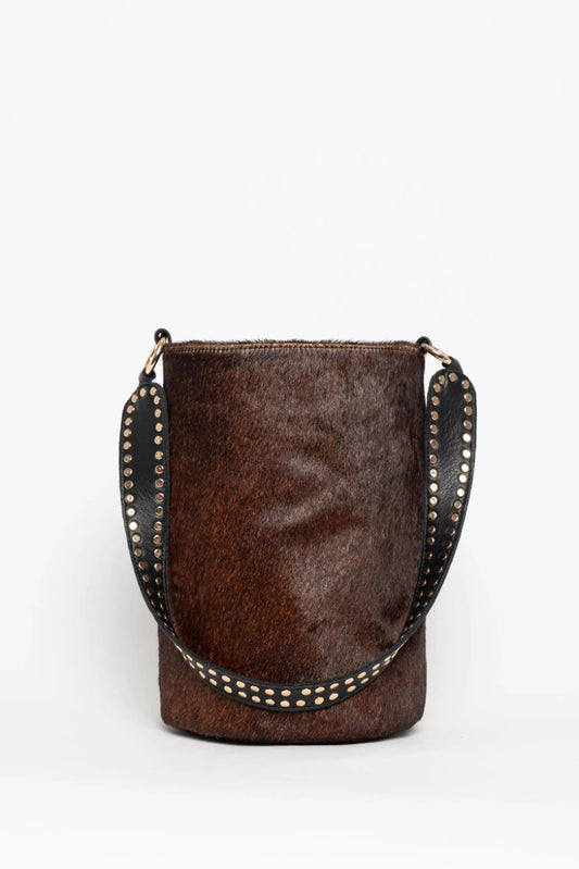 Audrey Brown Box Bag