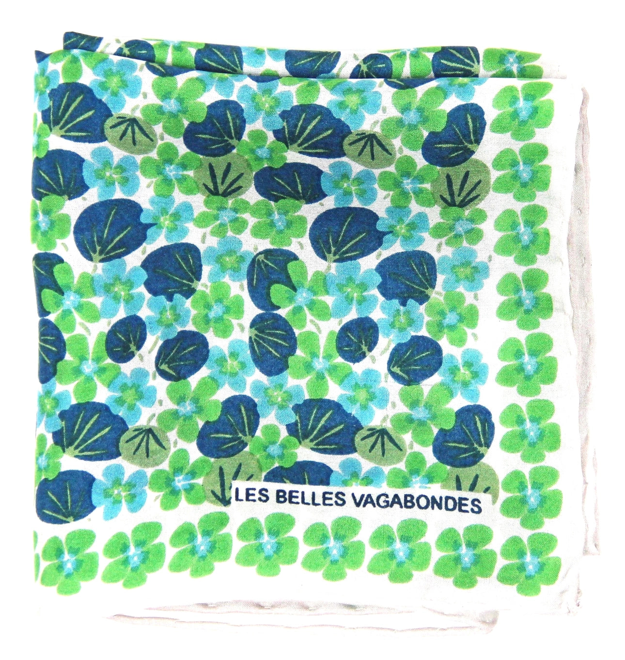 Mini Green Capucine Silk Scarf