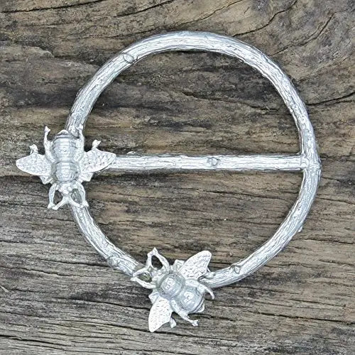 Twig Pewter Scarf Ring