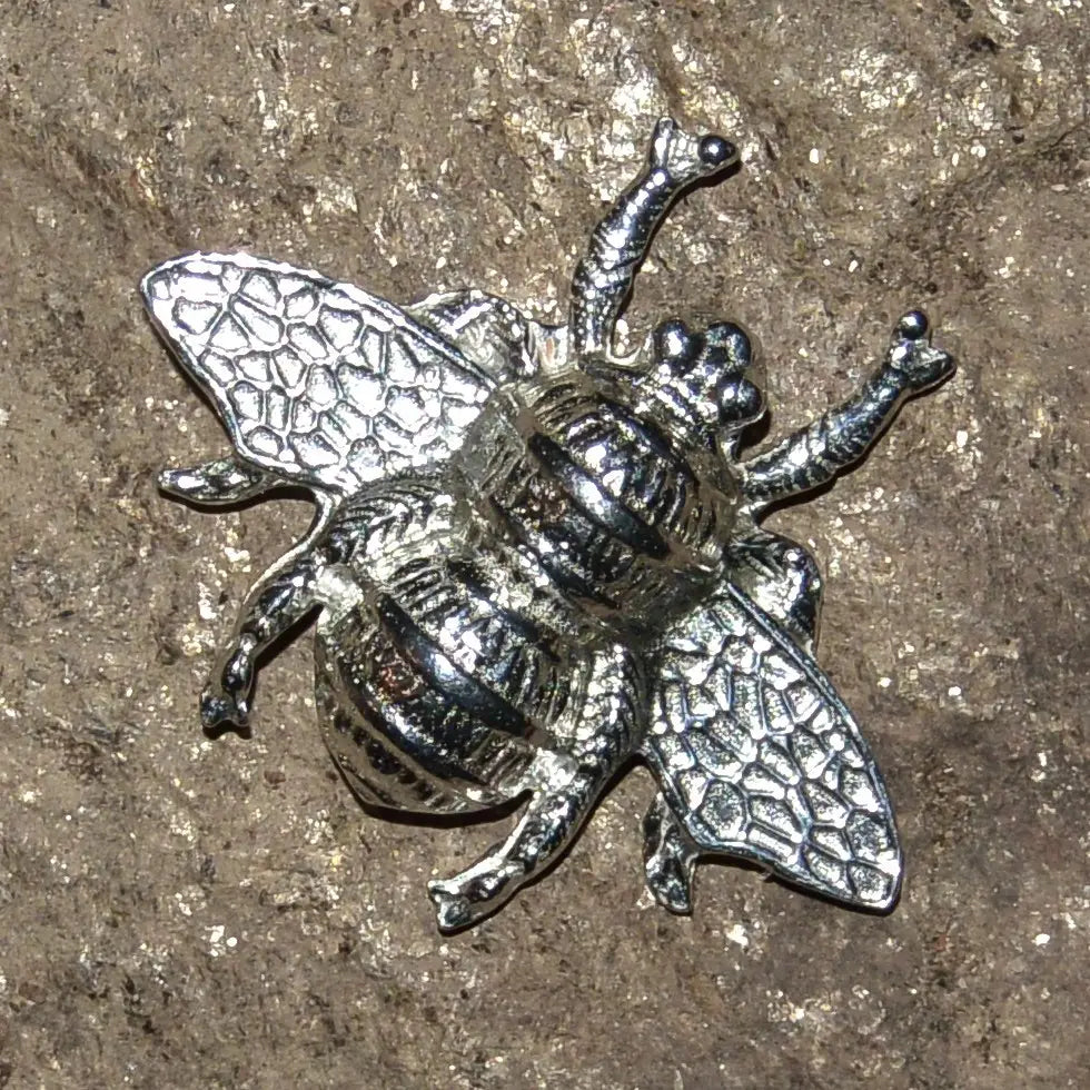 Honey Bee Pewter Brooch