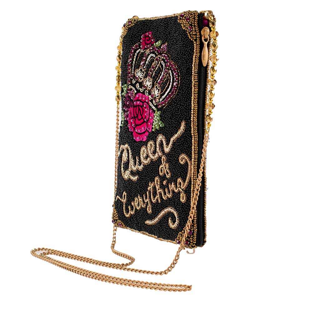 Queen of Everything Hand-Beaded Bag