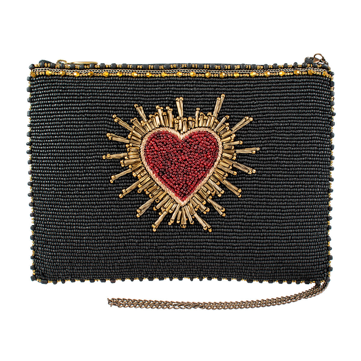 Affection Hand-Beaded Crossbody Handbag