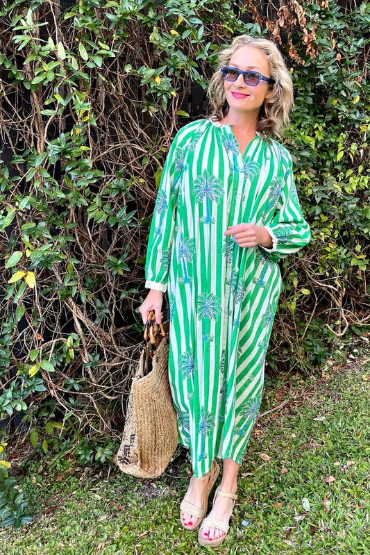 Cabana Dress - Green