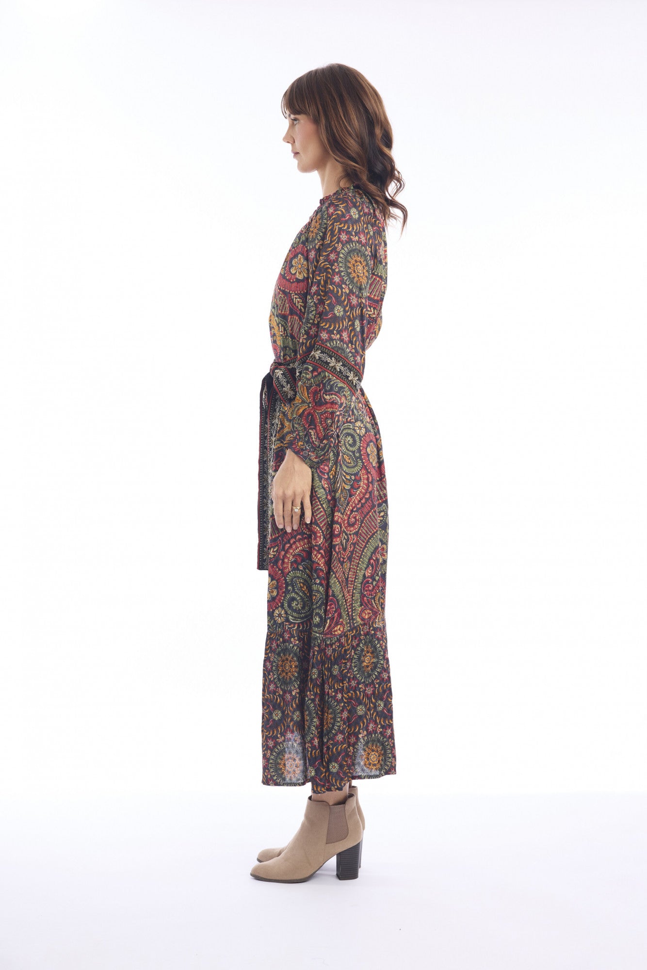 Crete Dress Maxi Tie Waist