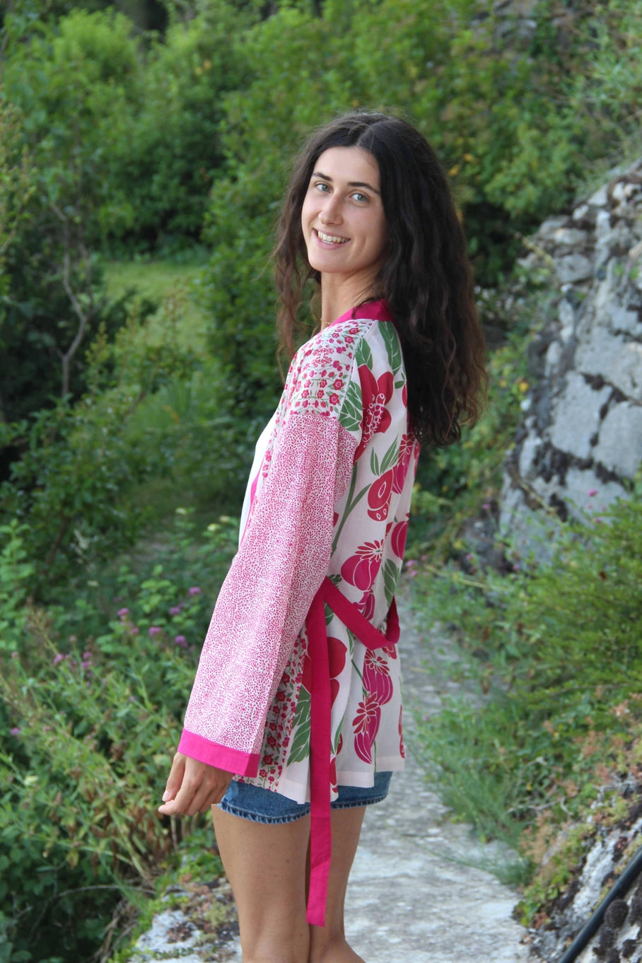 Anemone Red Kimono