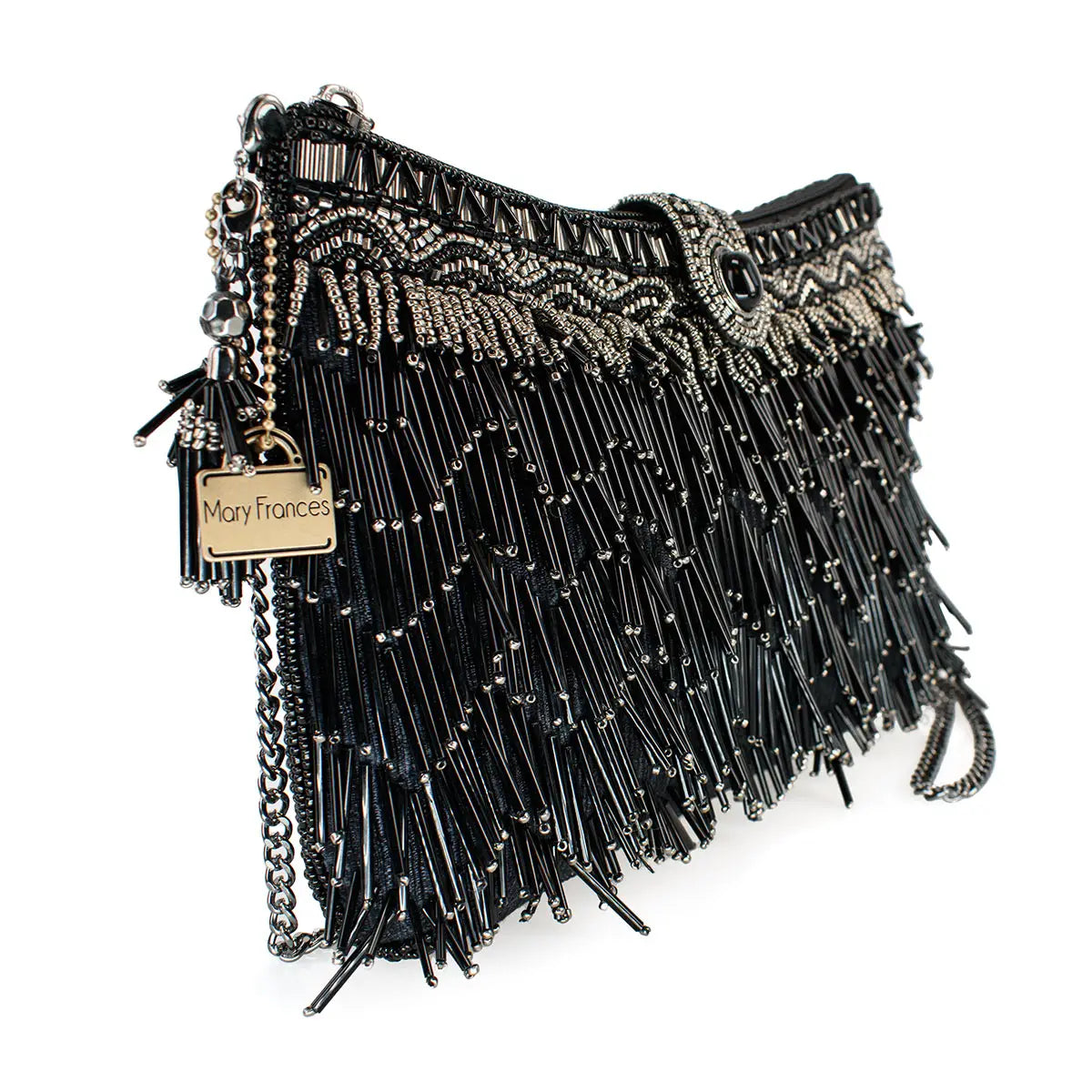 Shimmy Hand-Beaded Bag