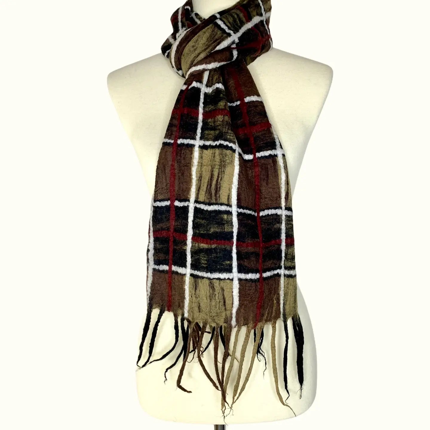 Tartan Inspired - Olive Scarf