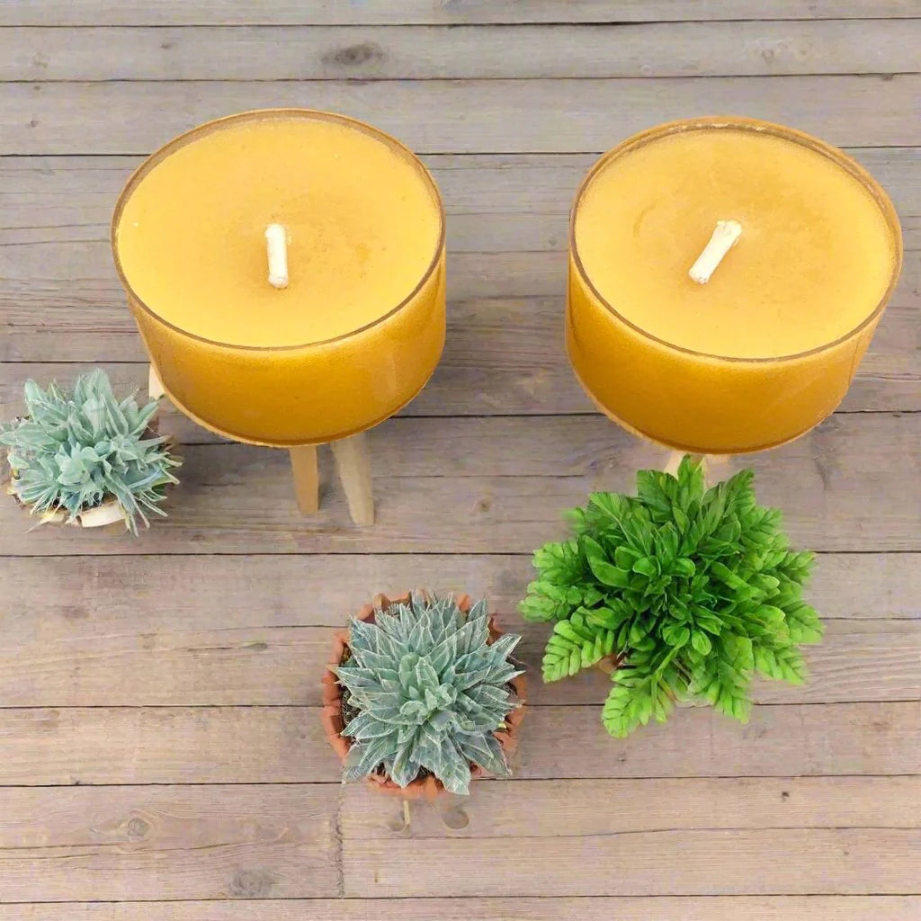 Beeswax Candle Tea Light Set