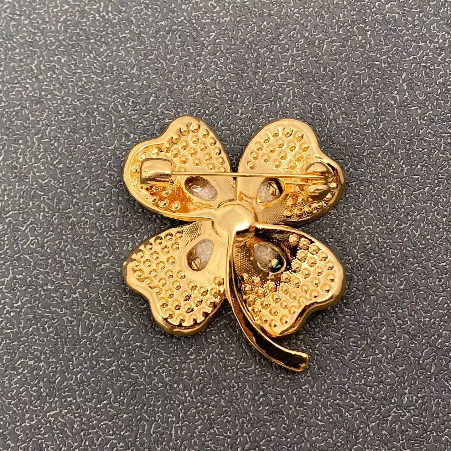 Four-Leaf Clover Brooch