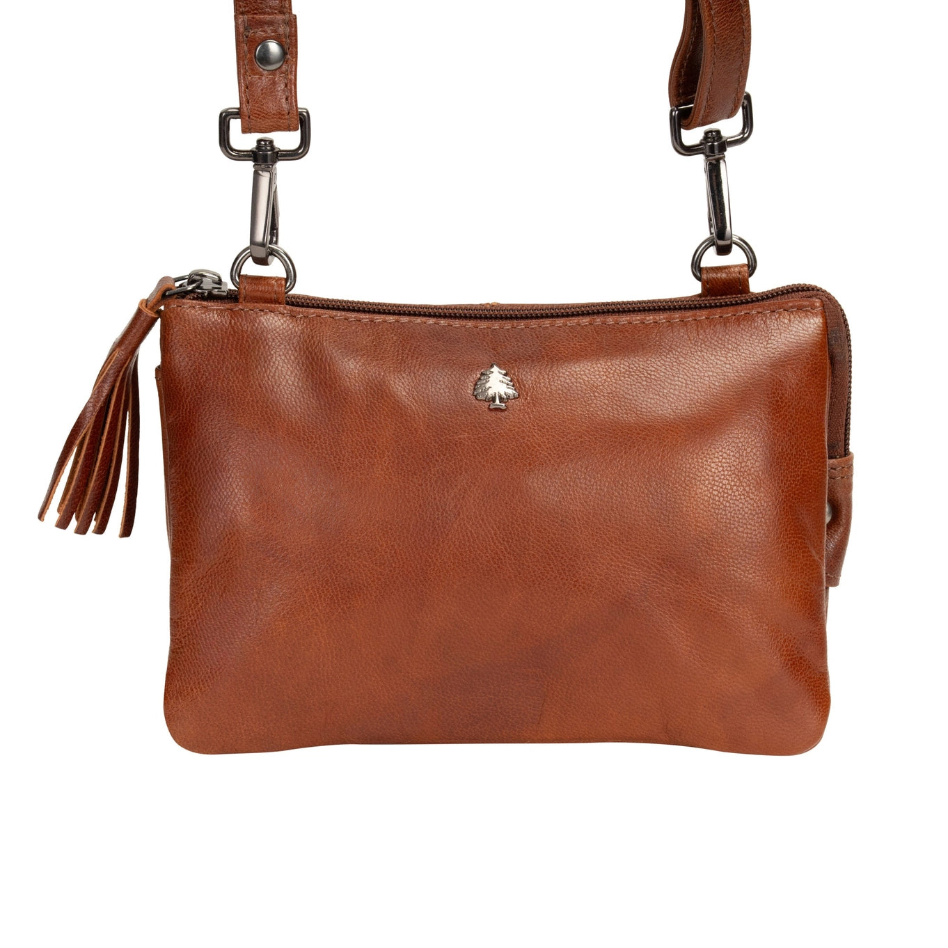 Ellie Cognac Leather Bag