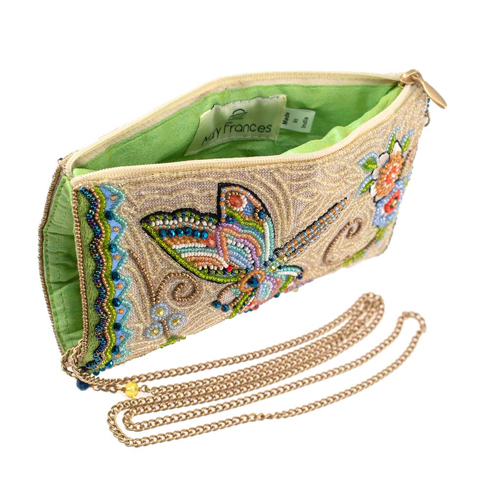 Soaring Spirit Hand-Beaded Crossbody Bag