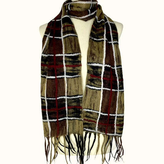 Tartan Inspired - Olive Scarf