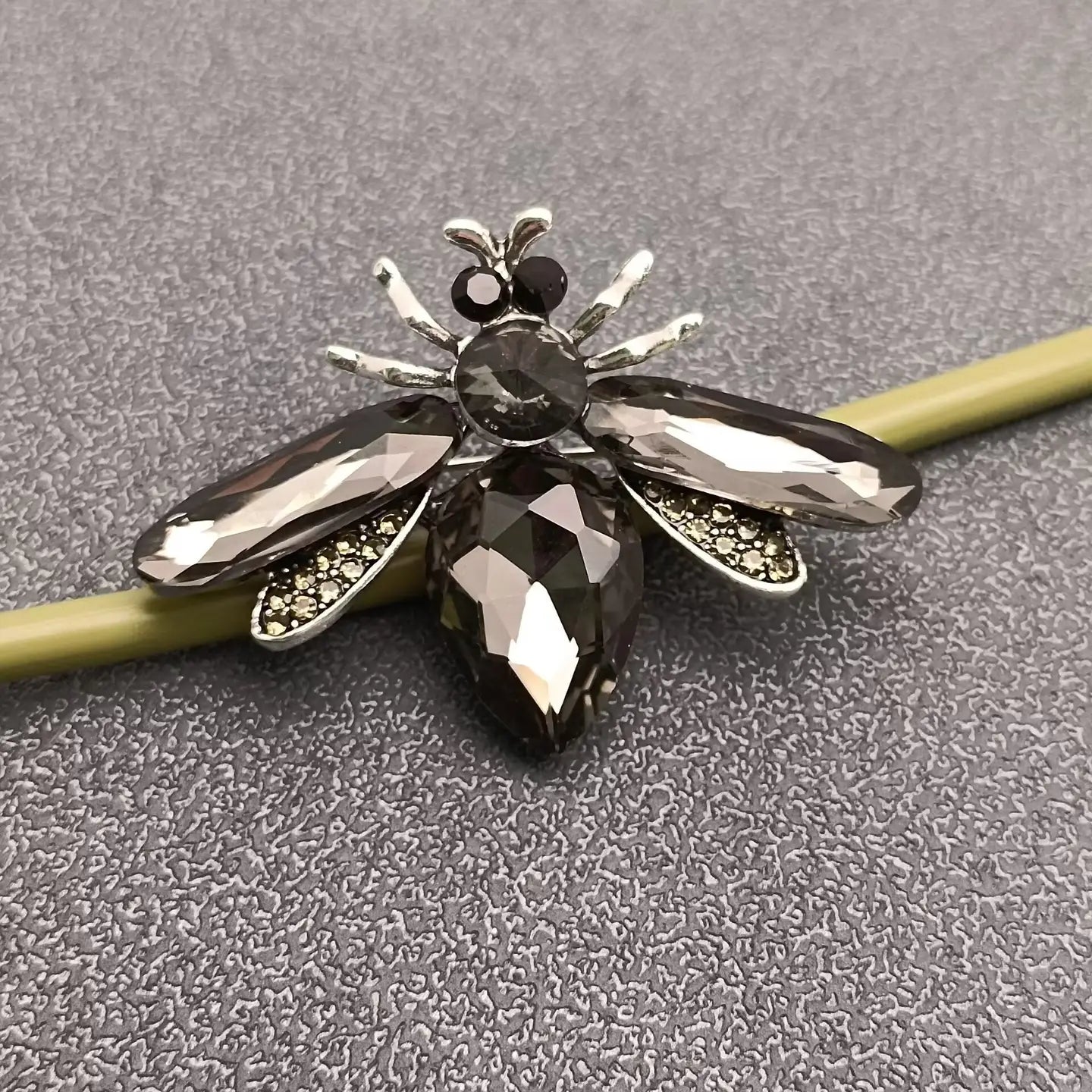 Glass Bee Brooch