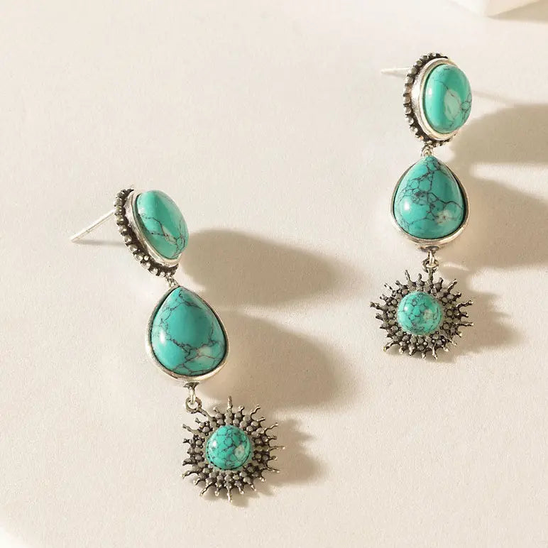 Wildlight Spirit Earrings in Mirage Teal