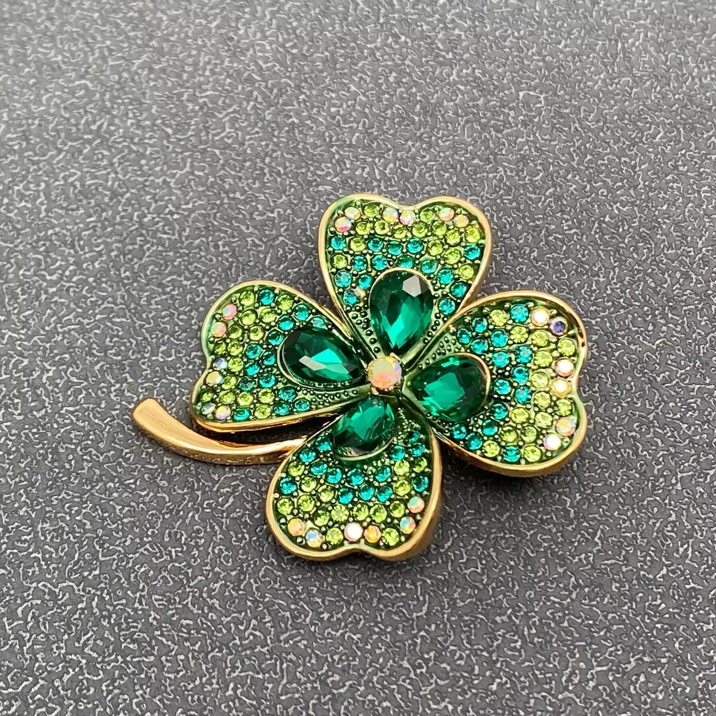Four-Leaf Clover Brooch