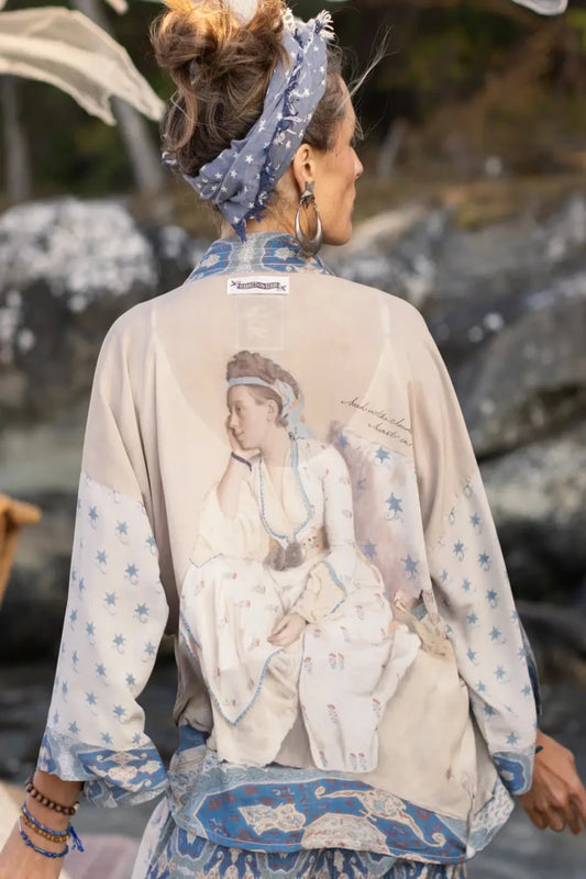 Head In The Clouds Cropped Kimono