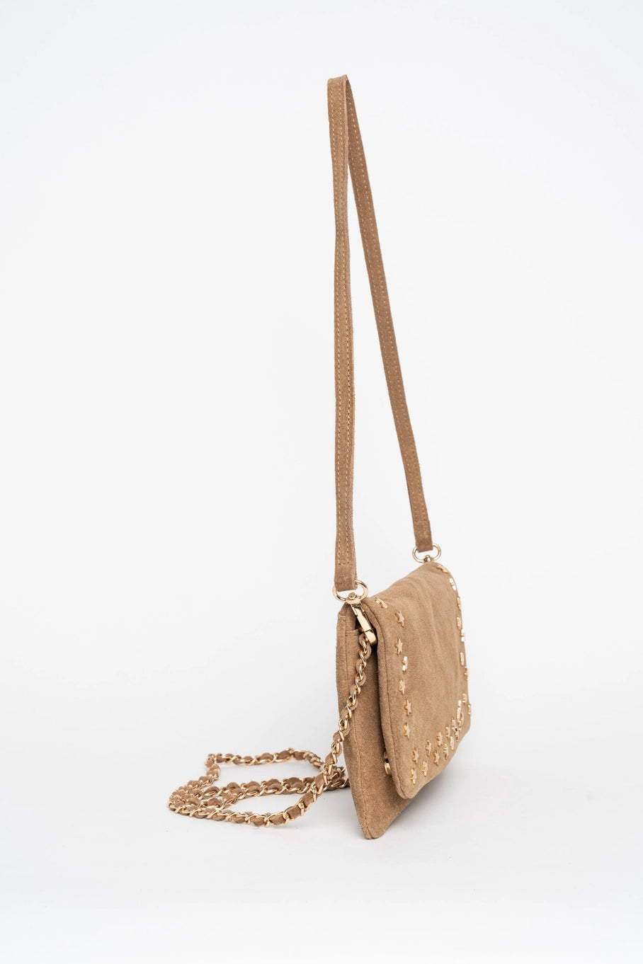 Stardust Suede Crossbody Bag
