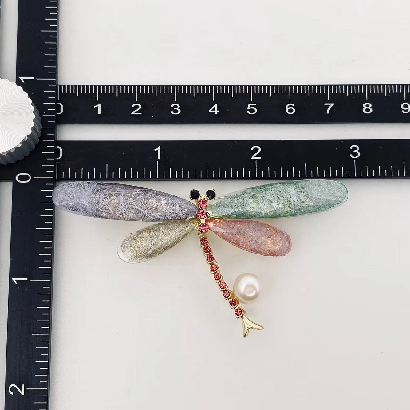 Beautiful Coloured Dragonfly Brooch