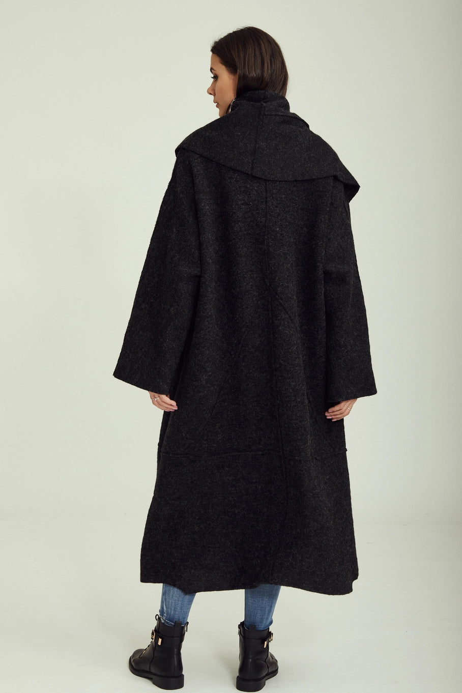 Wool Coat - Black