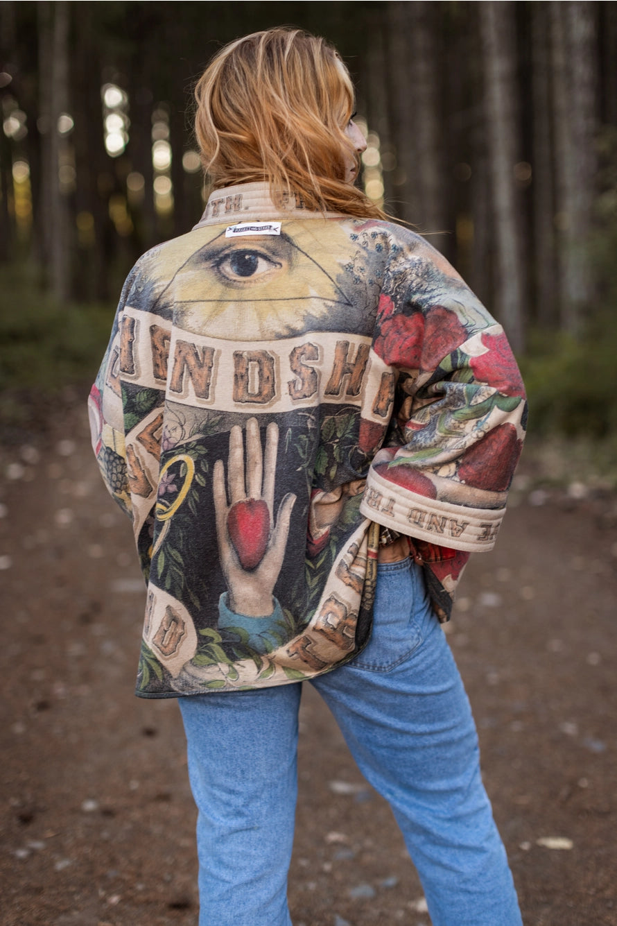 Friendship Love and Truth Cozy Jacket