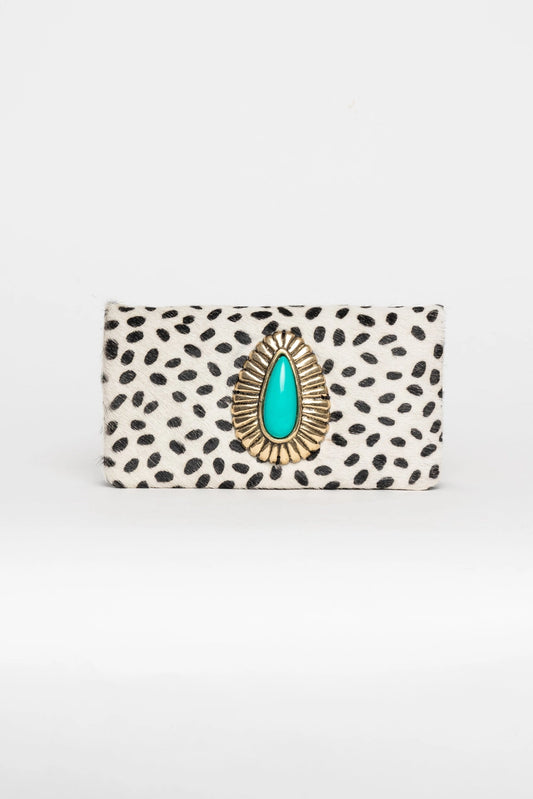 Dalmatian Zebra Jewel Purse