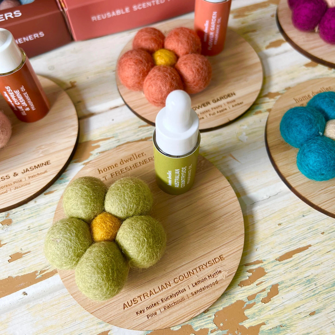 Felt Flower Fresheners