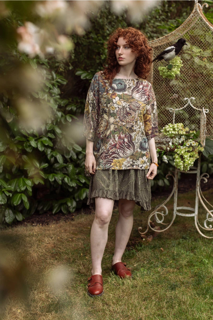 Love Grows Wild Luxe Tee Floral Tunic