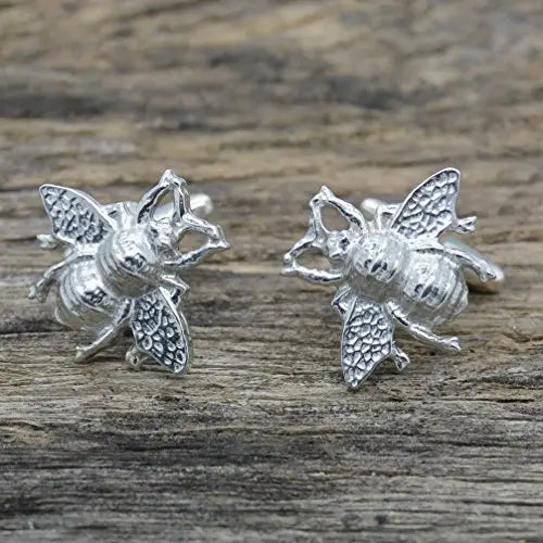 Honey Bee Pewter Cufflinks