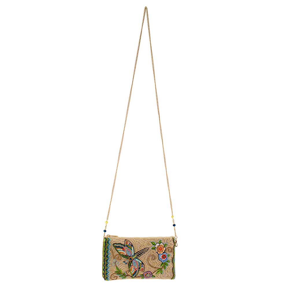 Soaring Spirit Hand-Beaded Crossbody Bag