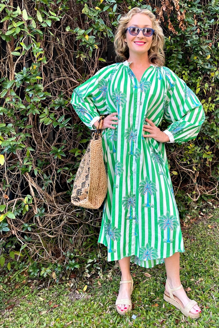 Cabana Dress - Green