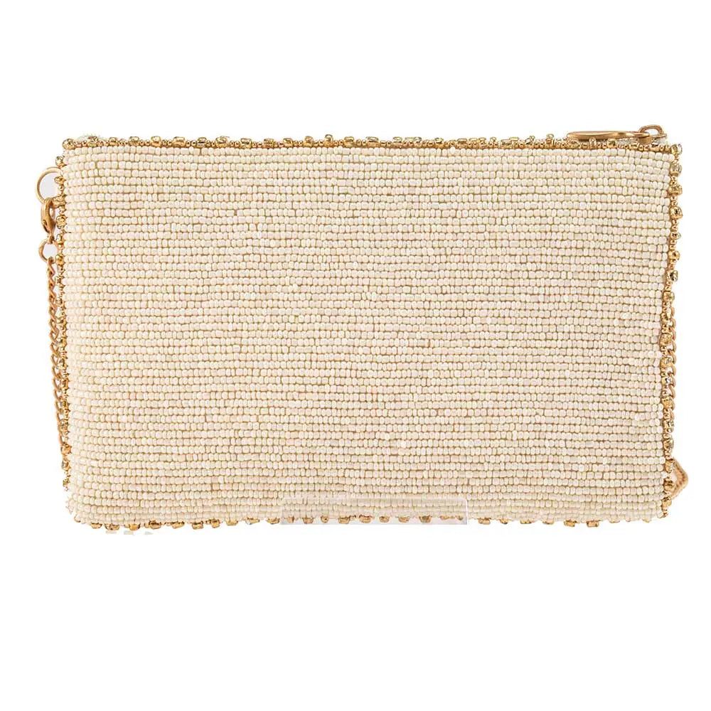 Heart Burst Hand-Beaded Bag