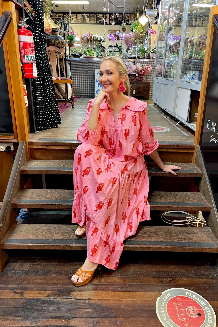 Lala Blouse - Little Lobster Pink