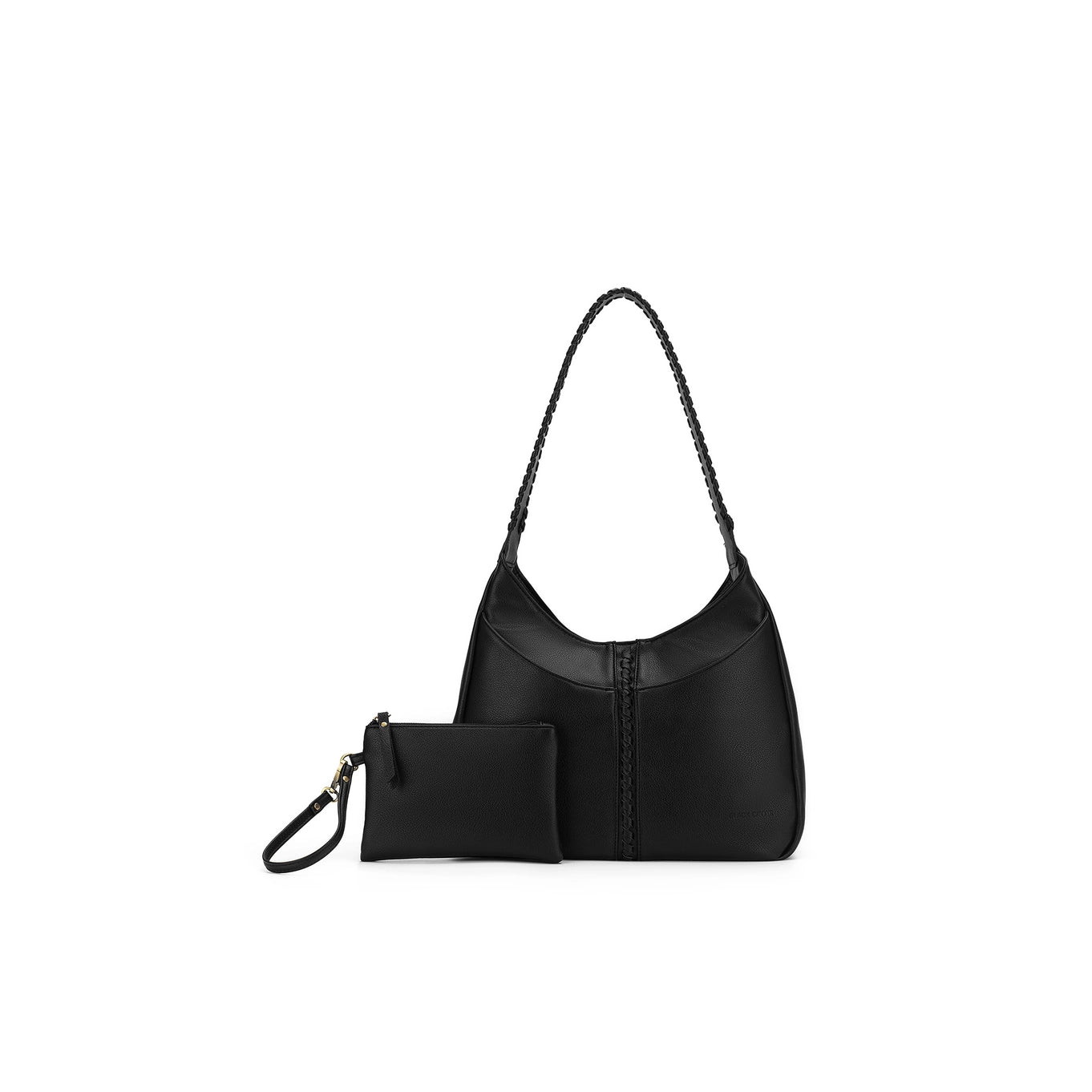 Callista Black 2 Piece Shoulder Bag