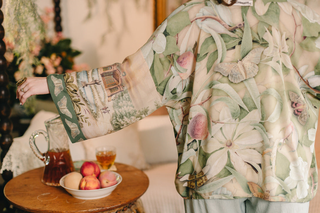 Fleur De Soleil Cropped Kimono (PRE-ORDER)