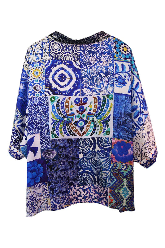 Anna Chandler Kimono - Blue Nomad