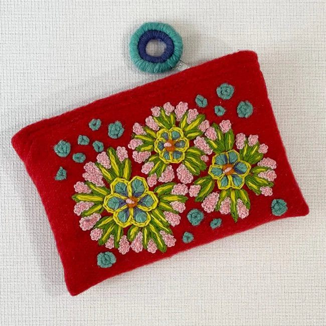 Floral Fireworks Pouch