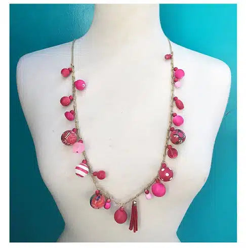 Bobble Necklace - Watermelon