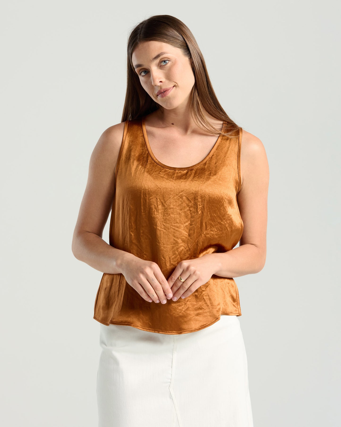 Tiffany Tank Top - Copper
