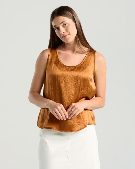 Tiffany Tank Top - Copper