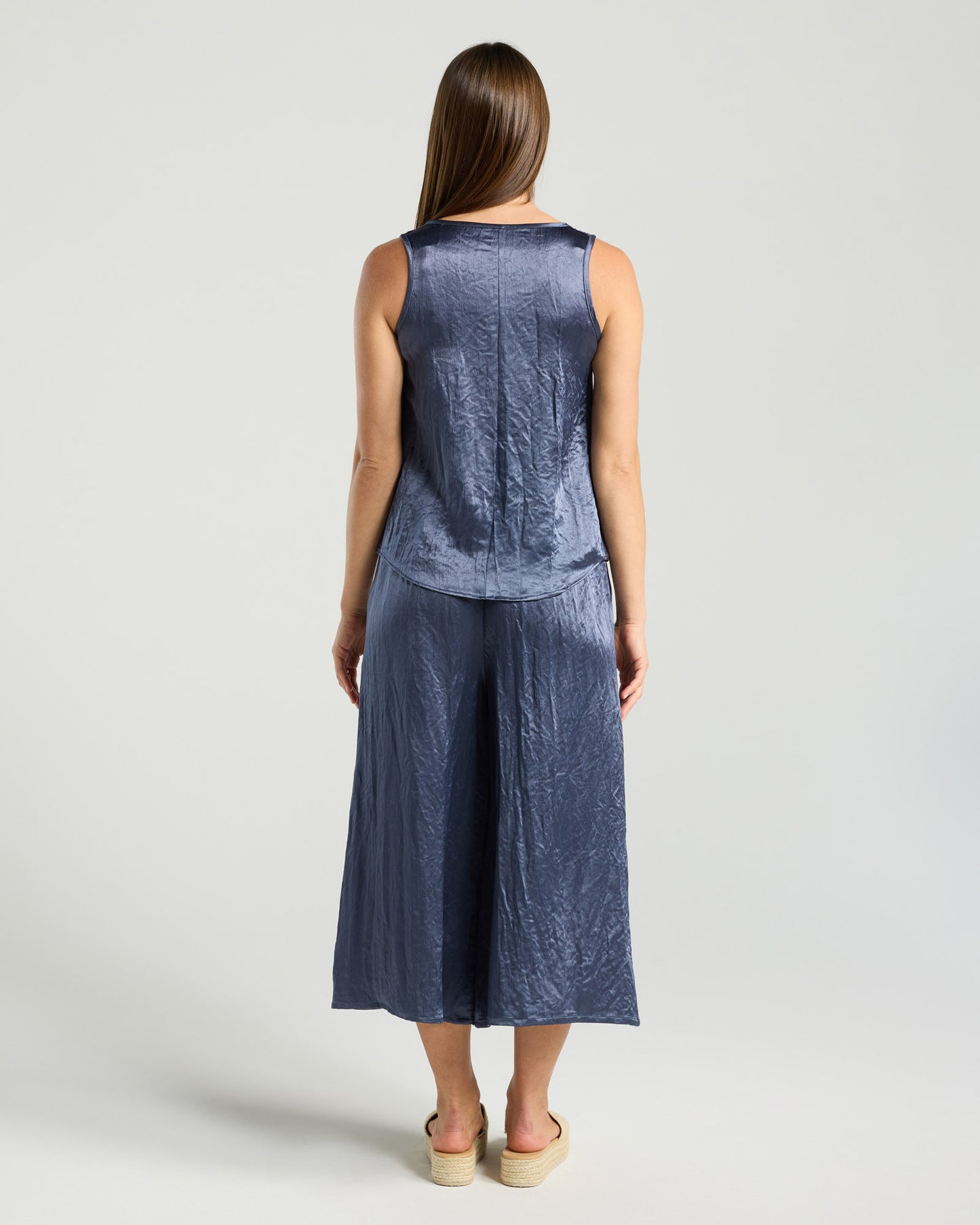 Tiffany Tank Top - Slate Blue
