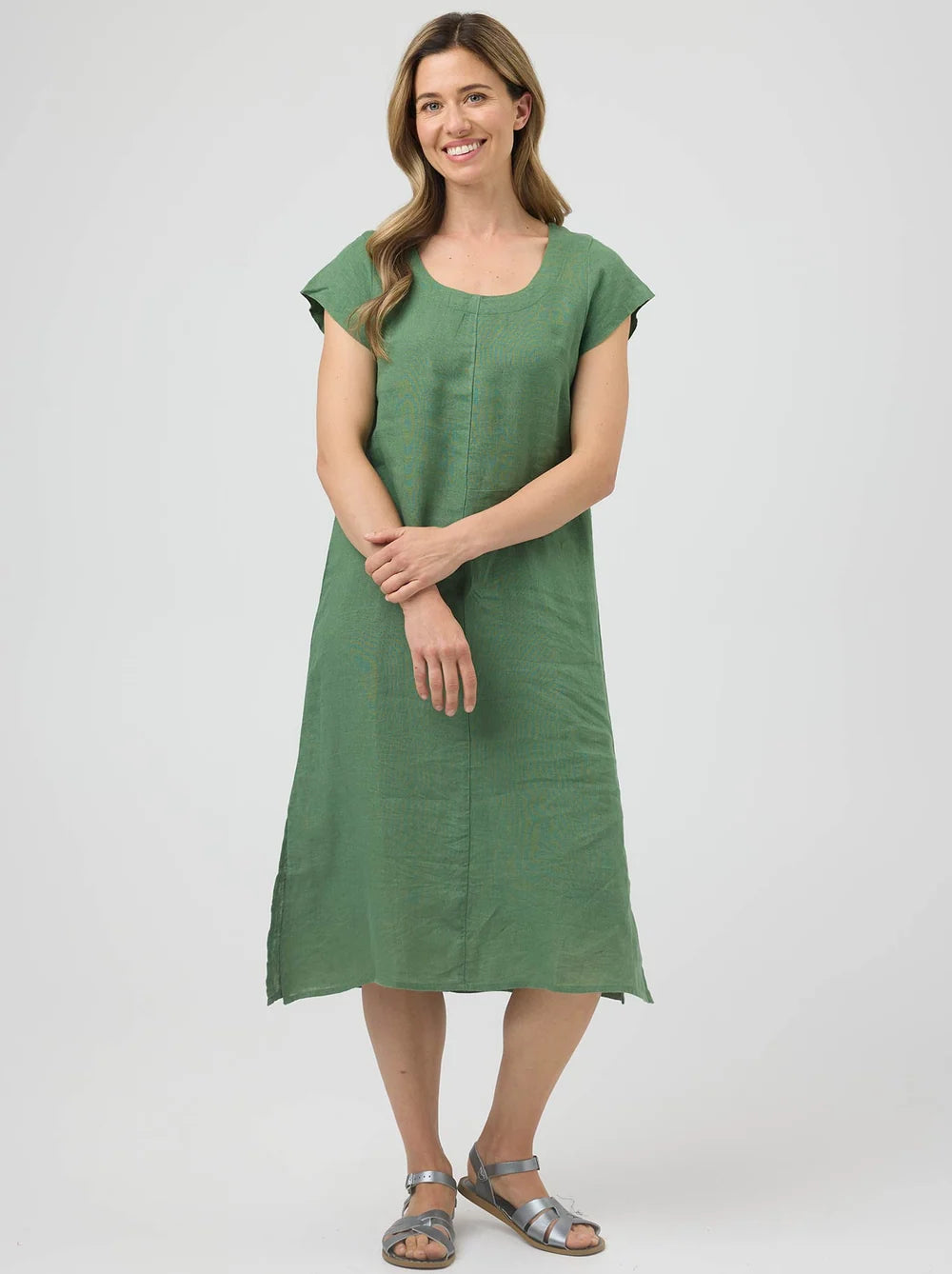 Elena Dress - Olive