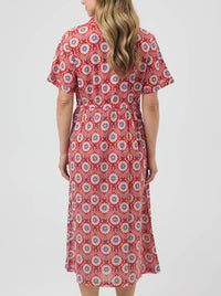 Cake City Dress - Red Folk